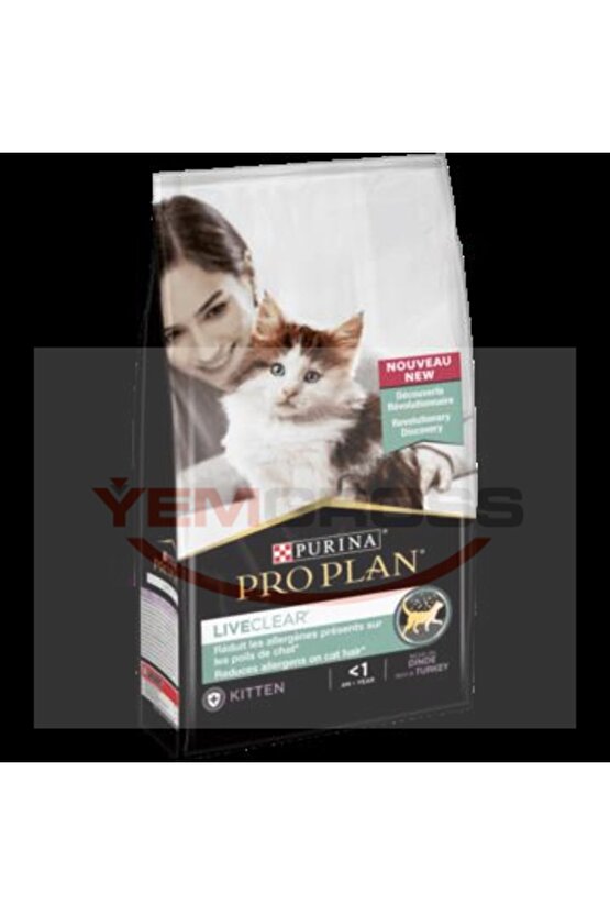 Liveclear Hindi Etli Alerjen Azaltan Yavru Kedi Maması 1,4 kg