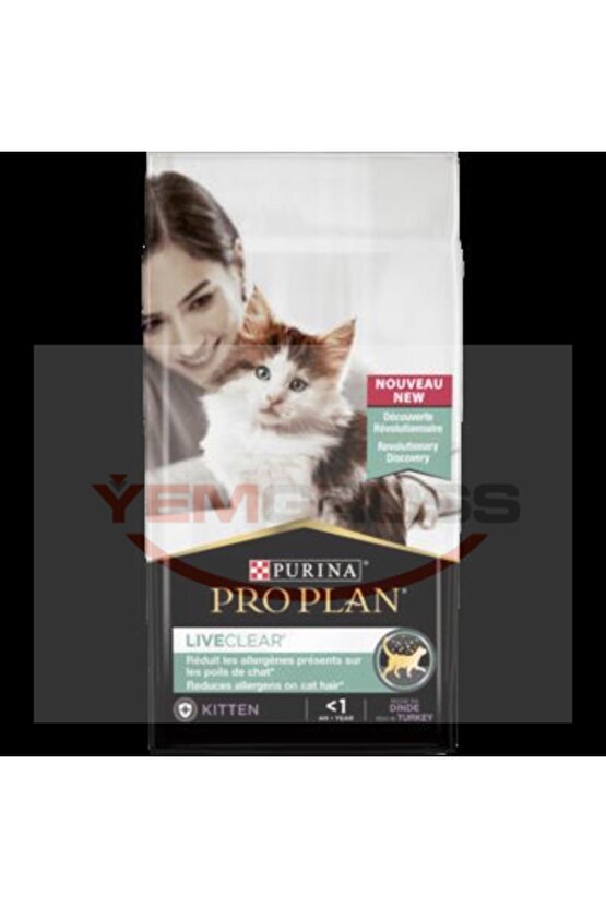 Liveclear Hindi Etli Alerjen Azaltan Yavru Kedi Maması 1,4 kg