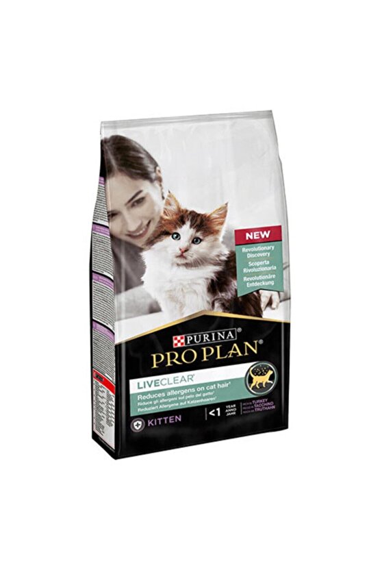 Liveclear Hindi Etli Alerjen Azaltan Yavru Kedi Maması 1,4 kg