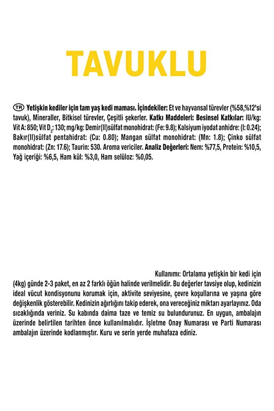 Gold Kıyılmış Tavuklu Kedi Konservesi 85 gr