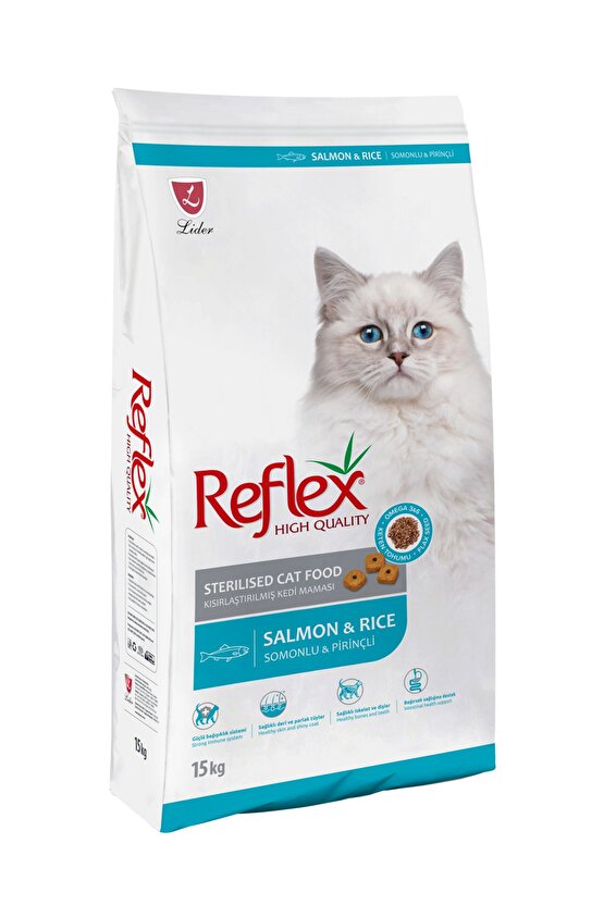 Somonlu Kısırlaştırılmış Kedi Maması 15 Kg