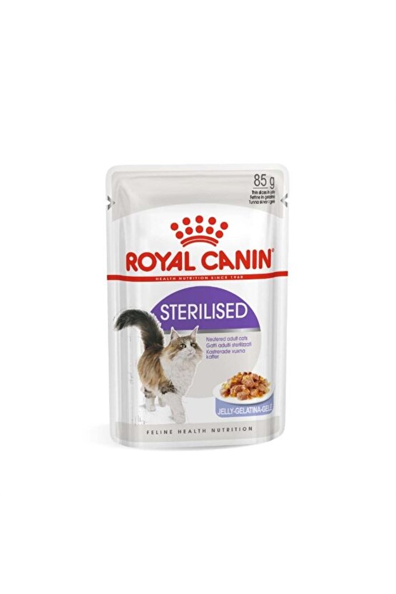 Sterilised Jelly Kısırlaştırılmış Kedi Konservesi Pouch 85 gr