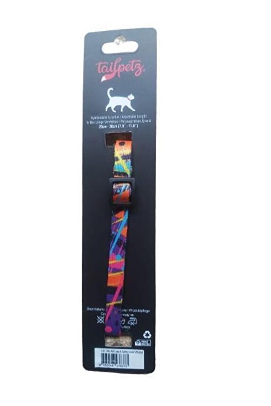 Cat Collar Easy & Safety Lock Kedi Boyun Tasması Splash