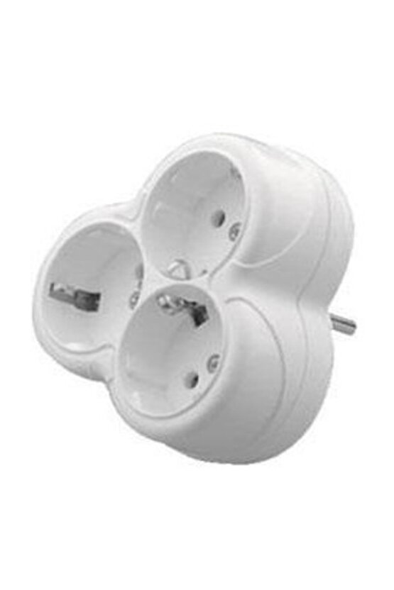 Üçlü Golyat Fiş Priz Papatya - 3 lü Priz Max 3500W TS40