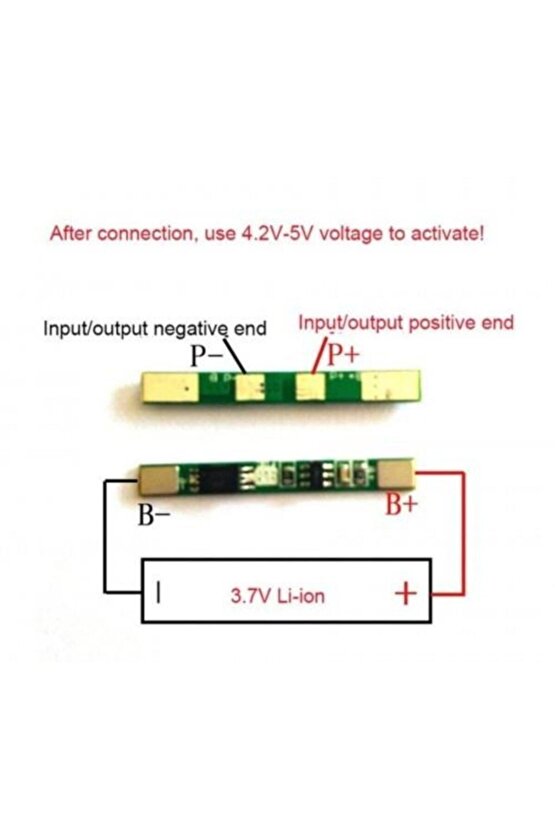 1S 3.7V 3A Bms Koruma Kartı Arya Şarj Modül 18650 Li-Ion Lipo