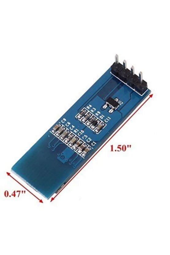 128x32 Oled Lcd Ekran 0.91 Inch Ssd1306 (arduino Uyumlu) - Beyaz