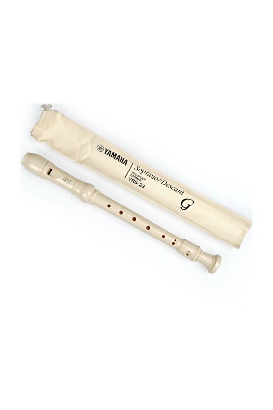 Yamaha Blok Flüt Soprano Descant German Yrs-23 Kılıf Hediyeli