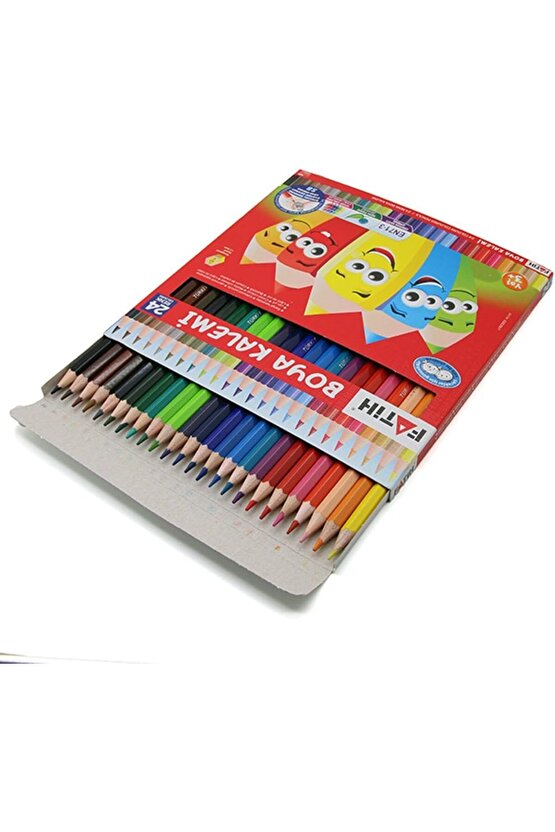 24lü Tam Boy Kuru Boya Karton Kutu  33225