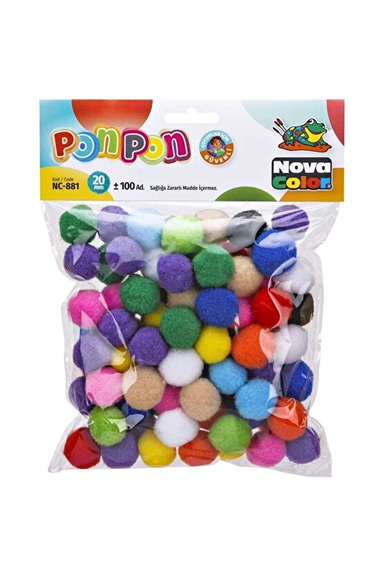 Ponpon 20 Mm. 100 Adet Nc-881 Px