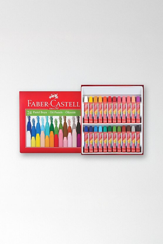 Pastel Boya, 24 Renk, Pratik Taşıma Çantalı, Canlı ve Yumuşak Renkler, Kolay Kullanım, Şık Tasarım