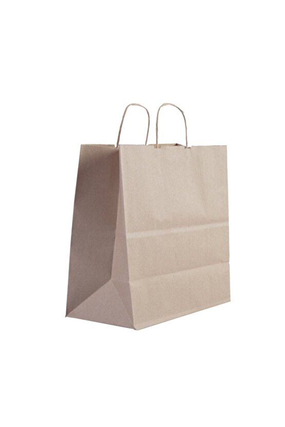 Büküm Saplı Kraft Kağıt Çanta 29x15x29 (25li)