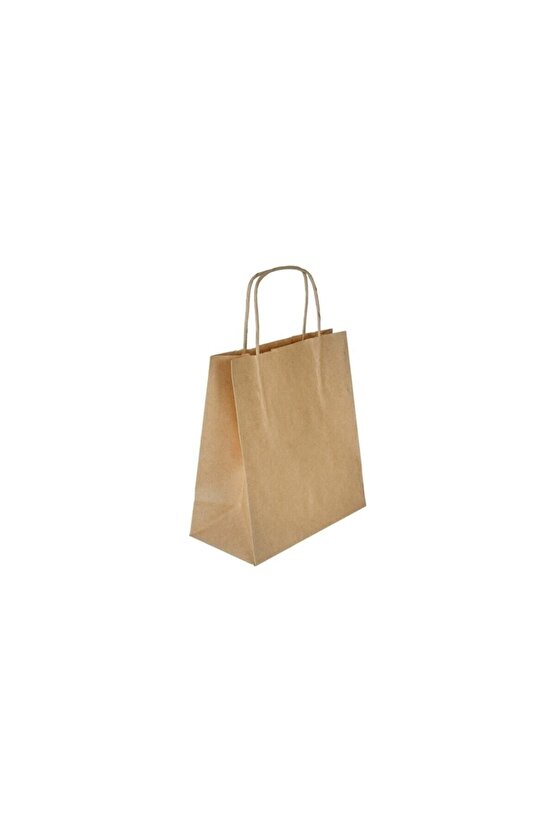 Kağıt Çanta 29x15x29 Kraft 90 Gr Burgu Sap 25 Adet