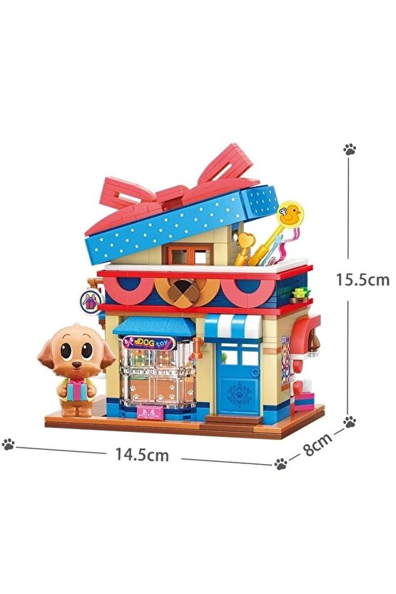 Mikro Blok Oyuncak Dükkanı 374 Parça - Lego Setleri - Keeppley Mini Lego - Keeppley Lego - Mikro Blo