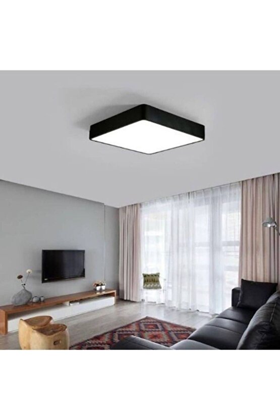 24 Watt Beyaz Işık, Çok Kaliteli Sıva Üstü Metal Kasa Tavan Armatürü, 1700 Lümen 6500 Kelvin Armatür