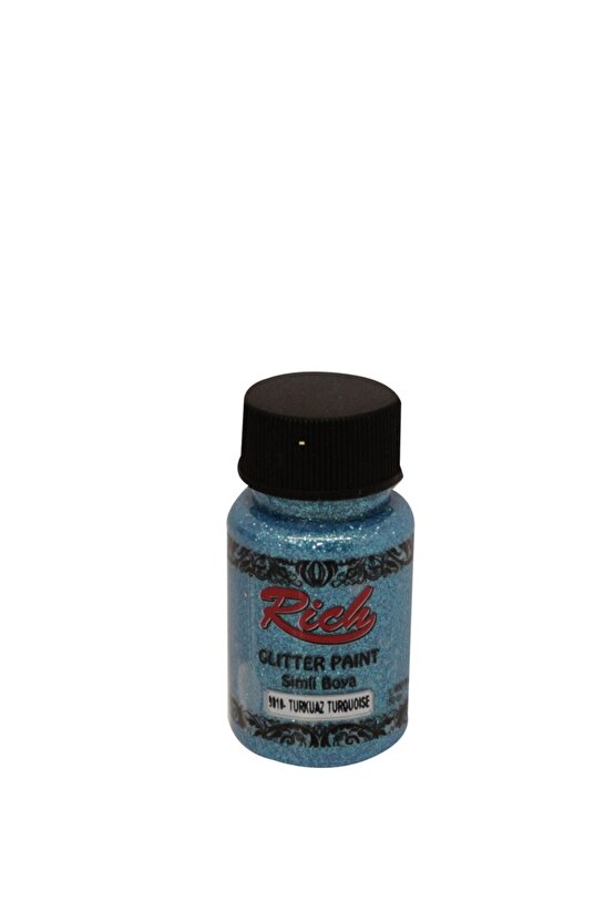 Simli Boya Glitter Paint 50 Cc Turkuaz 9010