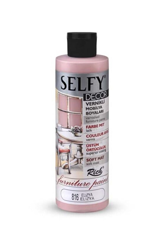Selfy Decor Kendinden Vernikli Mobilya Boyası 240 Cc Elizya 816