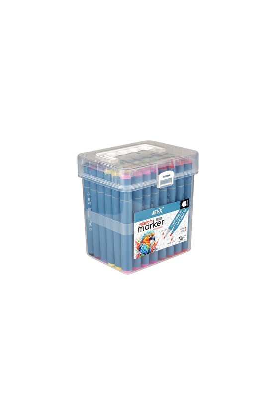 Art-x Sketch Marker Çift Taraflı Kalem Seti 48