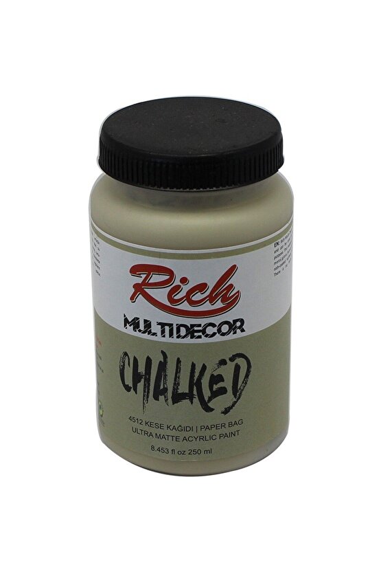 Multi Decor Chalked Akrilik Boya 250 Cc Kese Kağıdı 4512