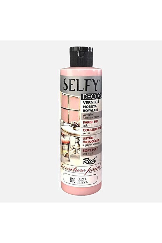Selfy Decor Vernikli Mobilya Boyası 240 Cc Elizya 816