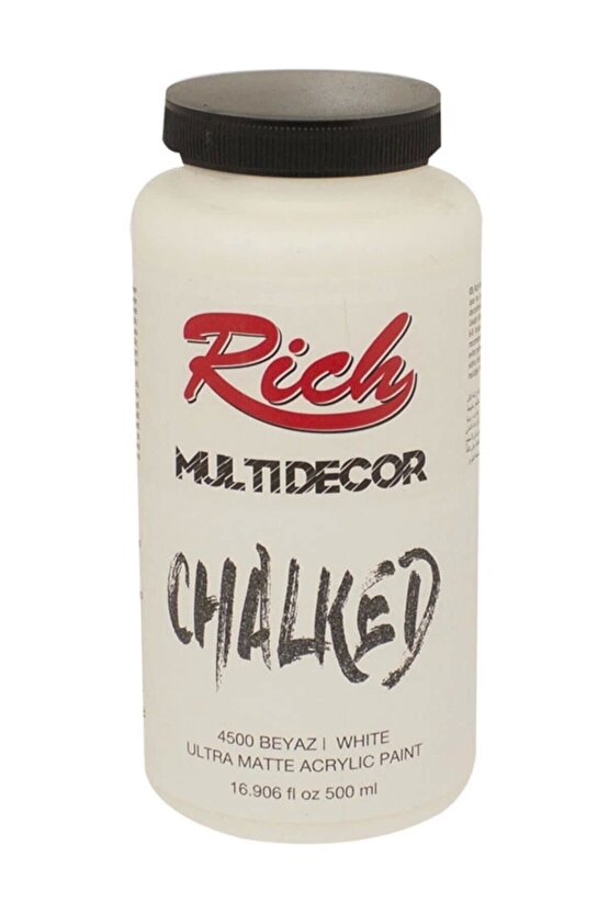 Multi Decor Chalked Akrilik 500ml N:4500 Beyaz