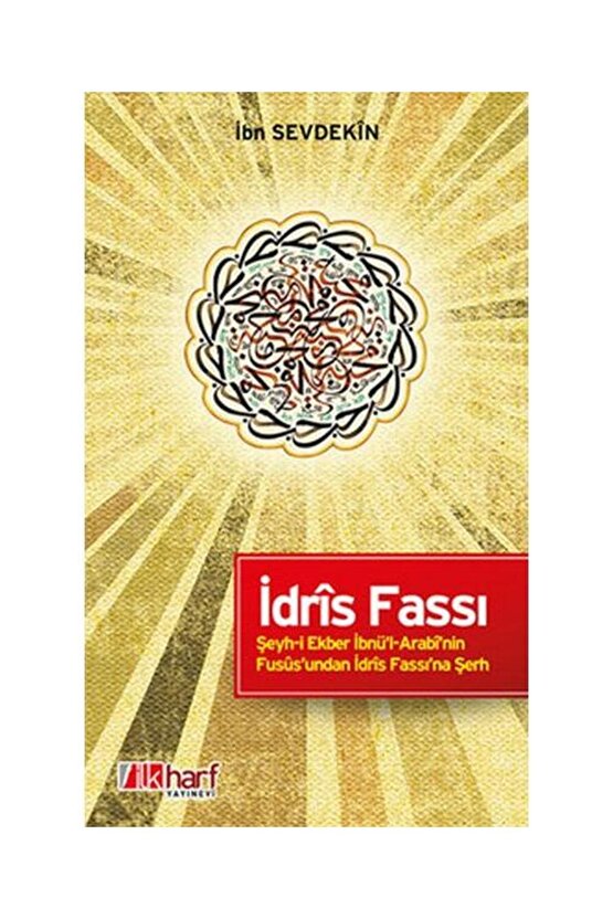 İdris Fassı  Ilk Harf Yayınevi  Ibn Sevdekin