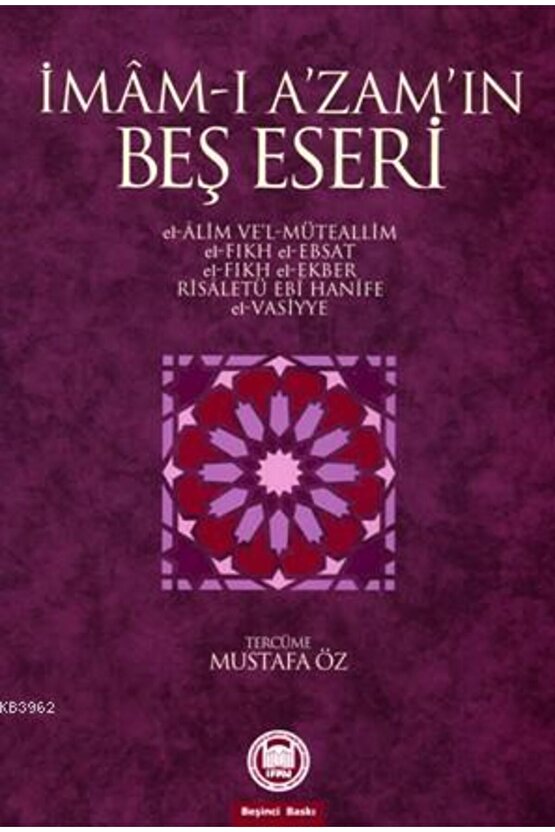 İmam-ı Azamın Beş Eseri