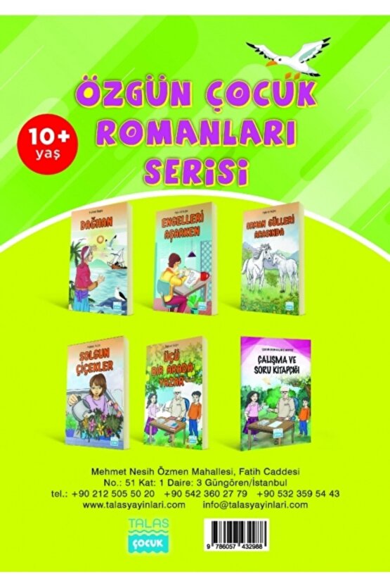Özgün Çocuk Romanları Serisi (5 Kitap+çalışma Kitabı) +10 Yaş