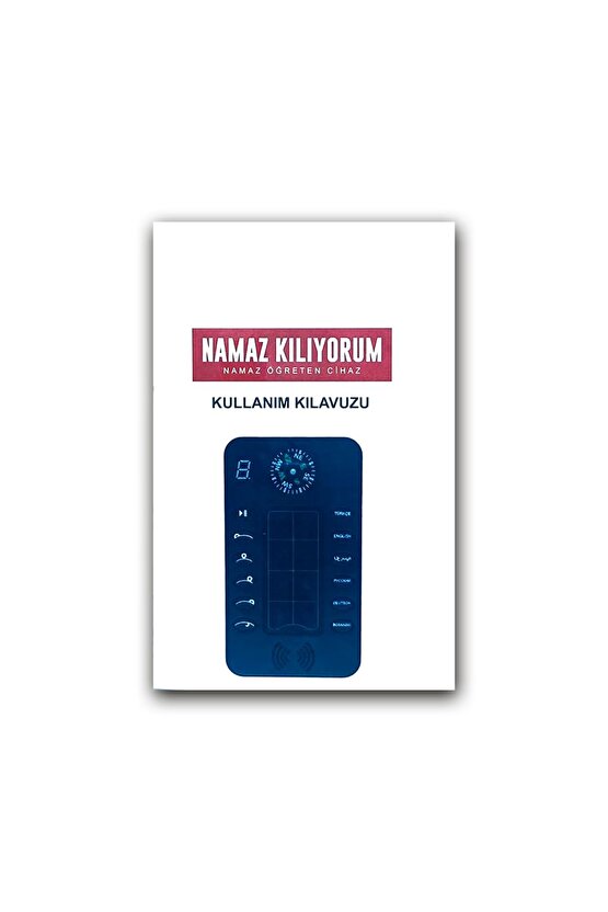 Namaz Kılıyorum - Sesli Namaz Öğreten Pusulalı Cihaz - 6 Dil Destekli - Led Rekat Sayar