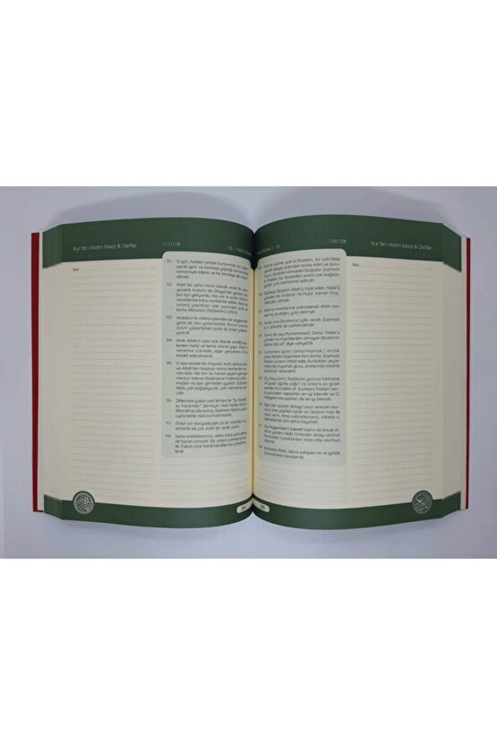Kur’an-ı Kerim Meal Defter (SAYFASINA GÖRE DÜZENLENMİŞTİR) M. Hamdi Yazır - Ivory Kağıt