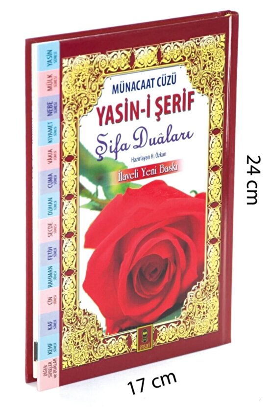 Münacaat Cüzü Yasini Şerif Şifa Duaları Orta Boy Ciltli