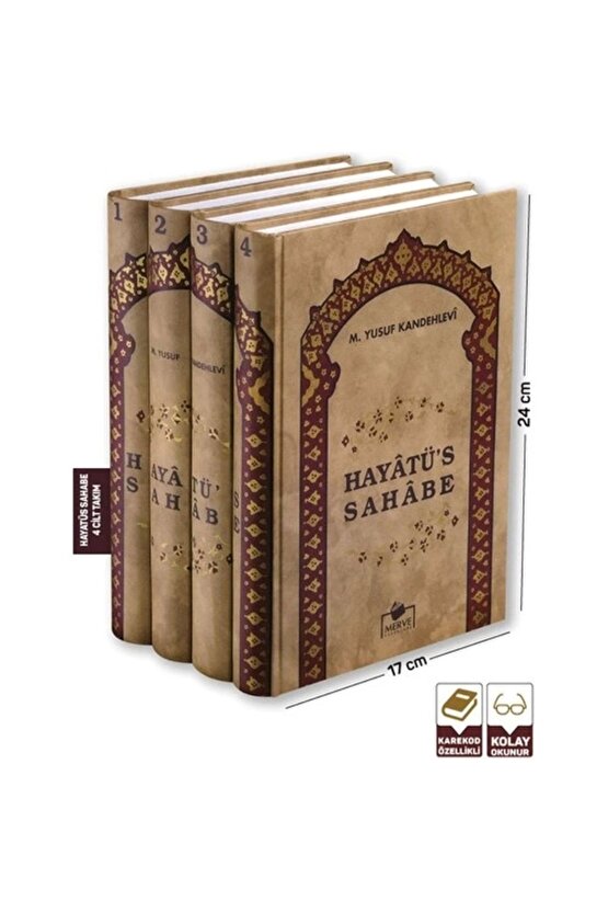 Hayatüs Sahabe Tam Metin Tercüme (4 CİLT)