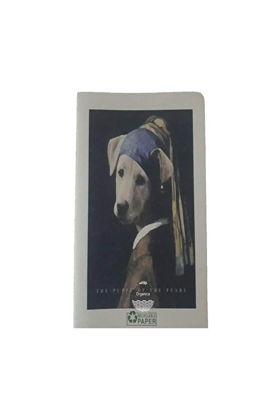 Geri Dönüşüm Inci Küpeli Köpek Defteri