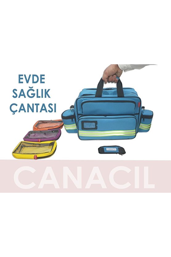 Medikal Evde Sağlık Ve Hemşire Çantası - Tk4136 - P. Mavisi