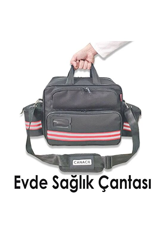 Evde Sağlık Çantası ve Hemşire Çantası - SİYAH - CANACIL -TK4135 - Şayan Serisi