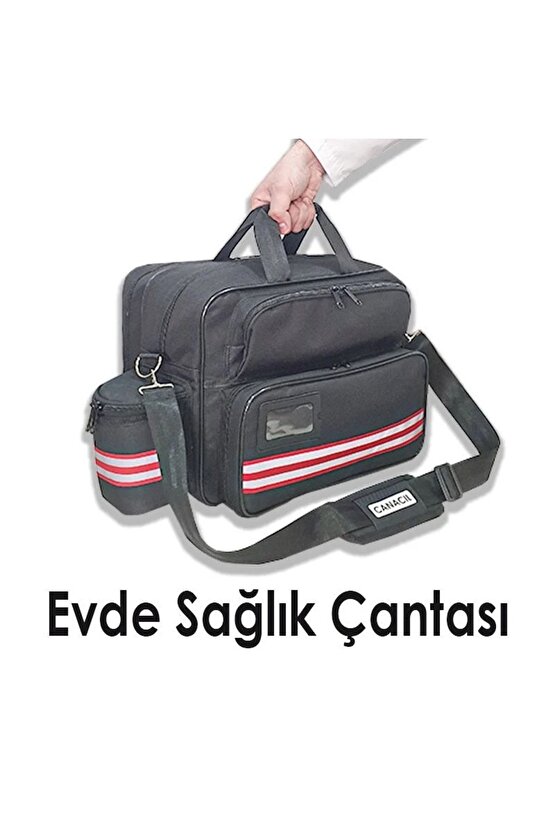 Evde Sağlık Çantası ve Hemşire Çantası - SİYAH - CANACIL -TK4135 - Şayan Serisi