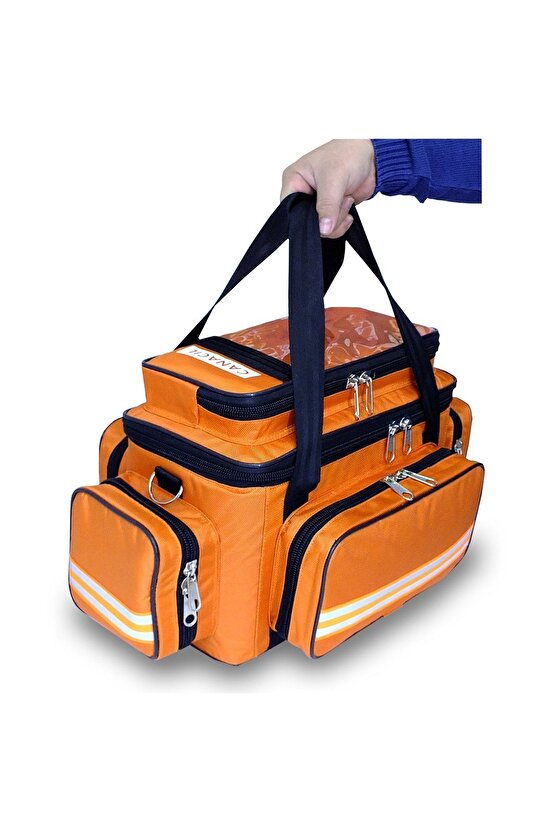 Turuncu Travma Çantası  Tk6502  65 cm