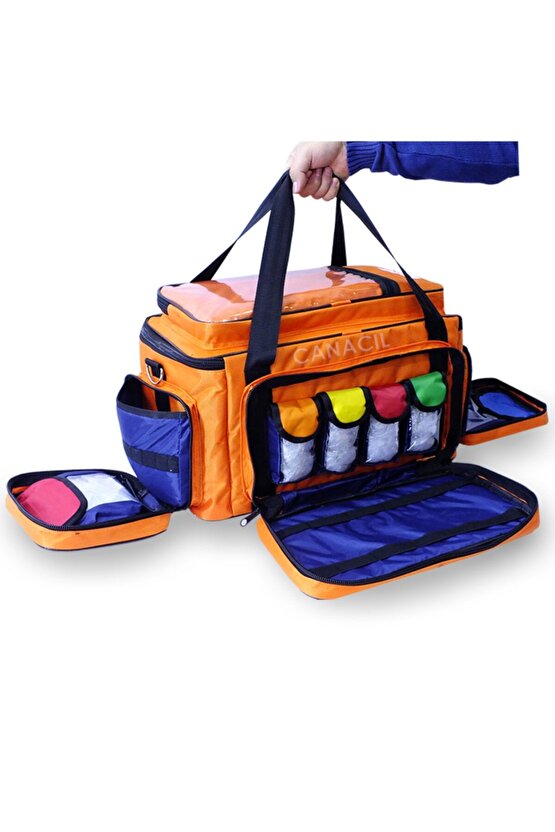 Turuncu Travma Çantası  Tk6502  65 cm