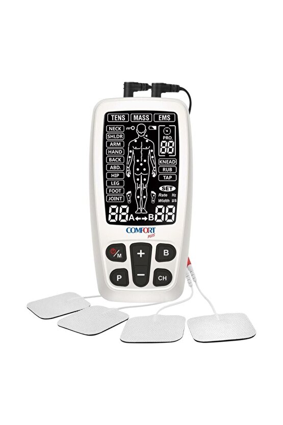 Comfort Plus R-C4A Şarj Edilebilir Tens Ems Masaj Cihazı