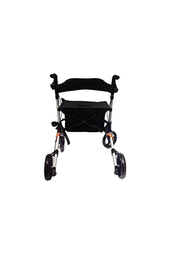 Comfort 9102 Lüx Tekerlekli Yürüme Desteği Yürüteç Rollatör Yaşlı Oturaklı Yürümeye Destek Araç