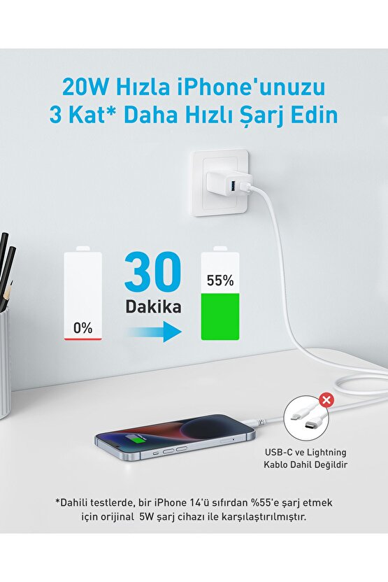 312 20w Wall Charger (2 PORTS) - A2348
