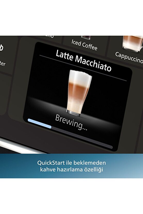 4400 Serisi LatteGo Tam Otomatik Espresso Makinesi, 12 Sıcak ve Soğuk İçecek, QuickStart, EP444670