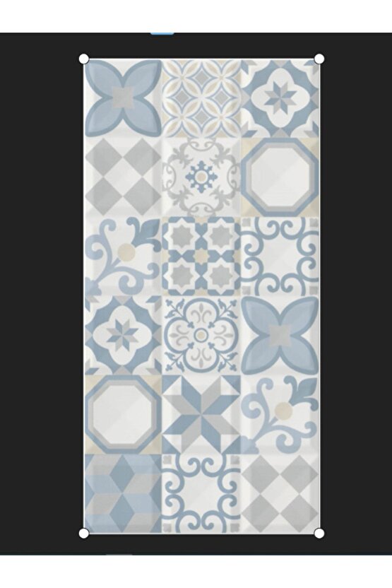 Aria Mavi-krem Klasik 30*60 Rp-8390 Duvar Fayansı