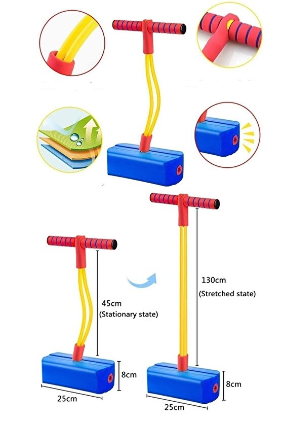 Çocuklar Için Atlama Zıplama Oyuncağı Boy Uzatıcı Eğitici Fiziksel Ve Zihinsel Geliştirici Spor Oyun