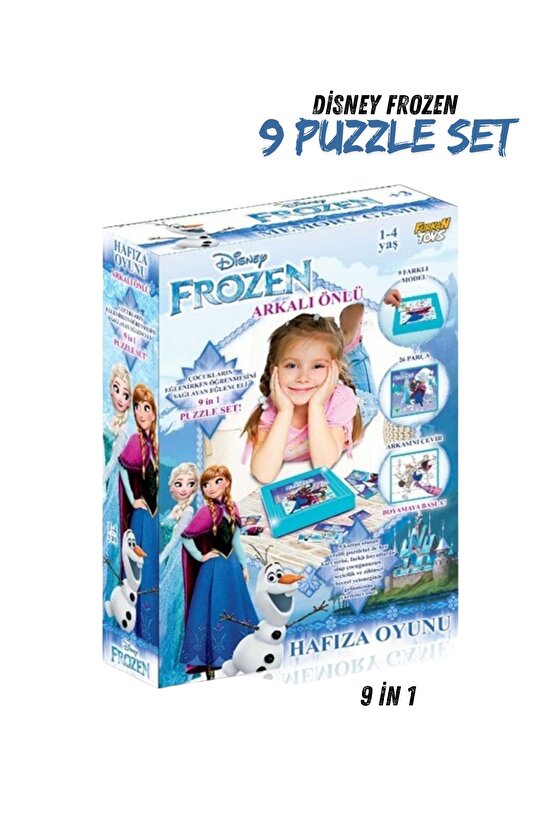 Frozen Çocuk Eğitici Seti 4lü Set