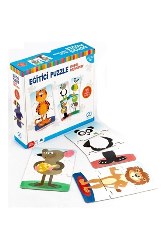 Süper 4lü Eğitici Puzzle Seti