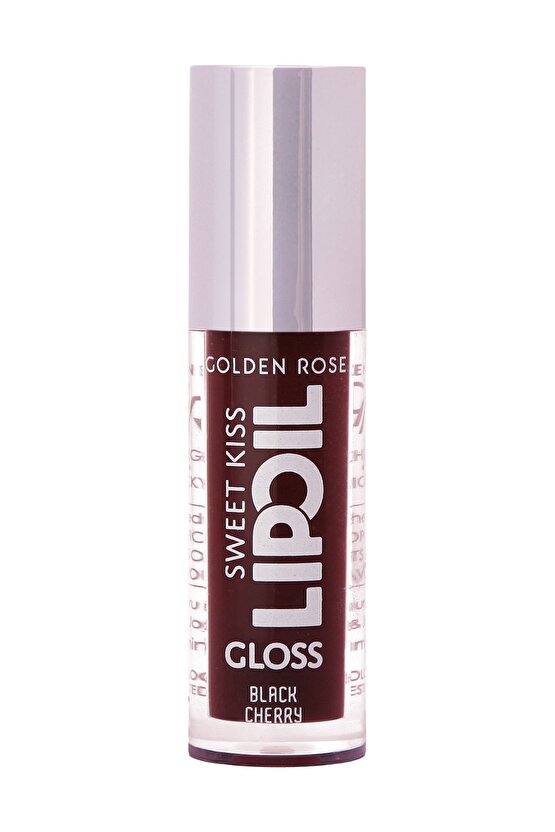 Sweet Kiss Rosehip, Murumuru ve Jojoba Yağı İçeren Meyveli Dudak Parlatıcı Yağ- No: 08