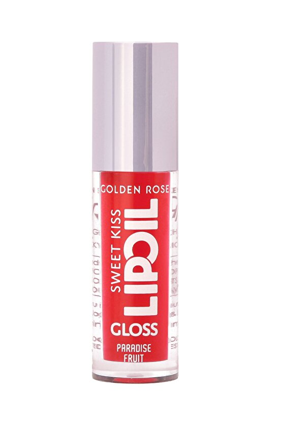 Sweet Kiss Rosehip, Murumuru ve Jojoba Yağı İçeren Meyveli Dudak Parlatıcı Yağ- No: 04