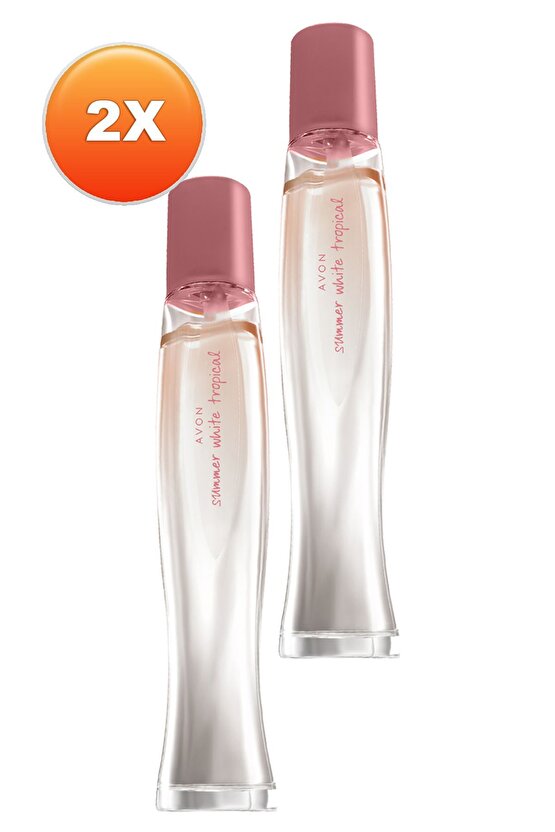 Summer White Tropical Kadın Parfum Edt 50 Ml. Ikili Set