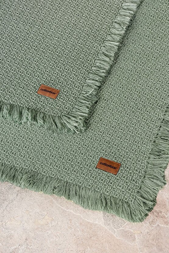 5120-cb Paspas Setı Bath Rug Yesıl 75x125 60x90