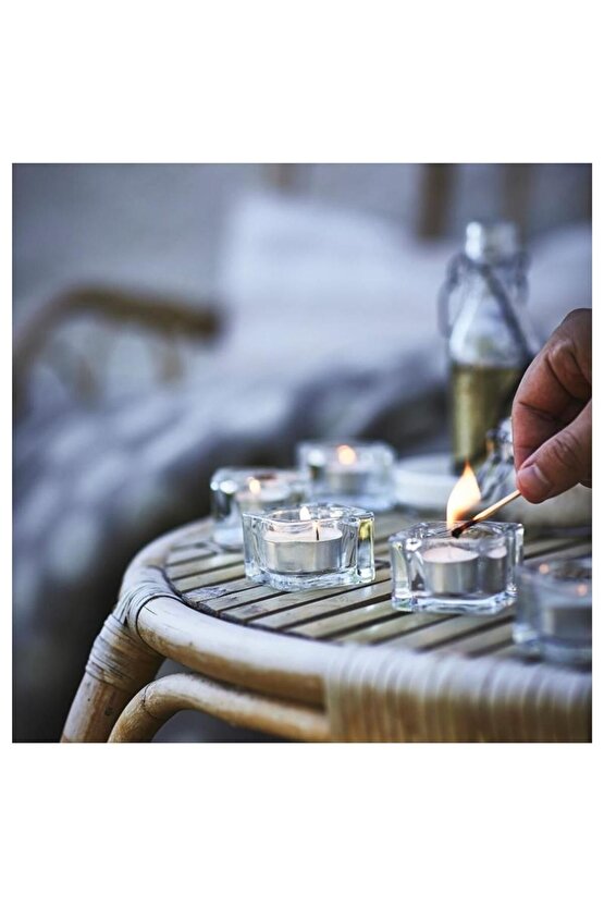 Jamlık Kokulu Tealight Mum Açık Bej Vanilya 10502162